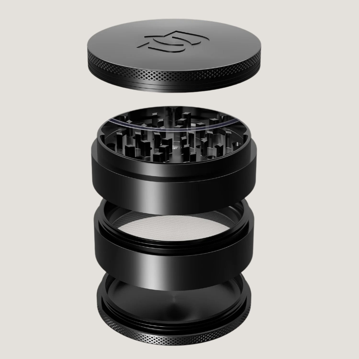 Grinder 4 Pezzi In Alluminio Per Erbe E Spezie - Con Raccolta Polline, 50 Mm - Foto 5