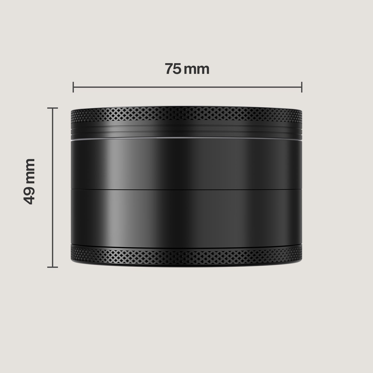 Bloomint Aluminium Grinder 4-teilig 75 mm