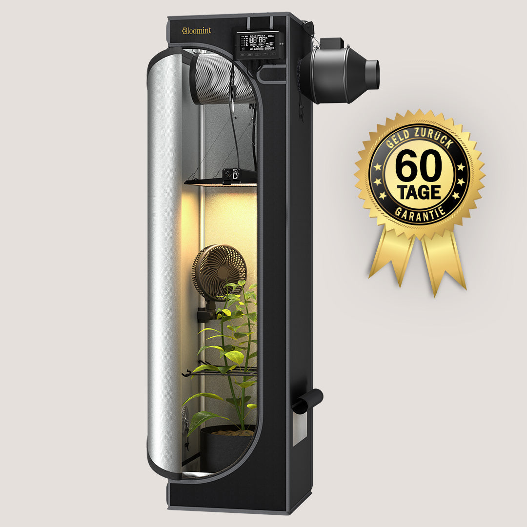 Bloomint Growzelt Komplettset 2.0 mit Hydroponic System - 40 x 40 x 160 cm