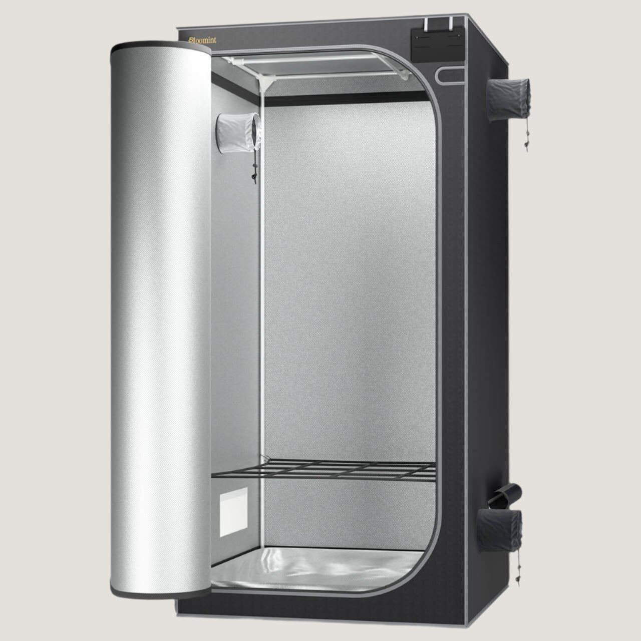 Bloomint Growzelt/Growbox 2.0, 100 x 100 x 200 cm, 1680D