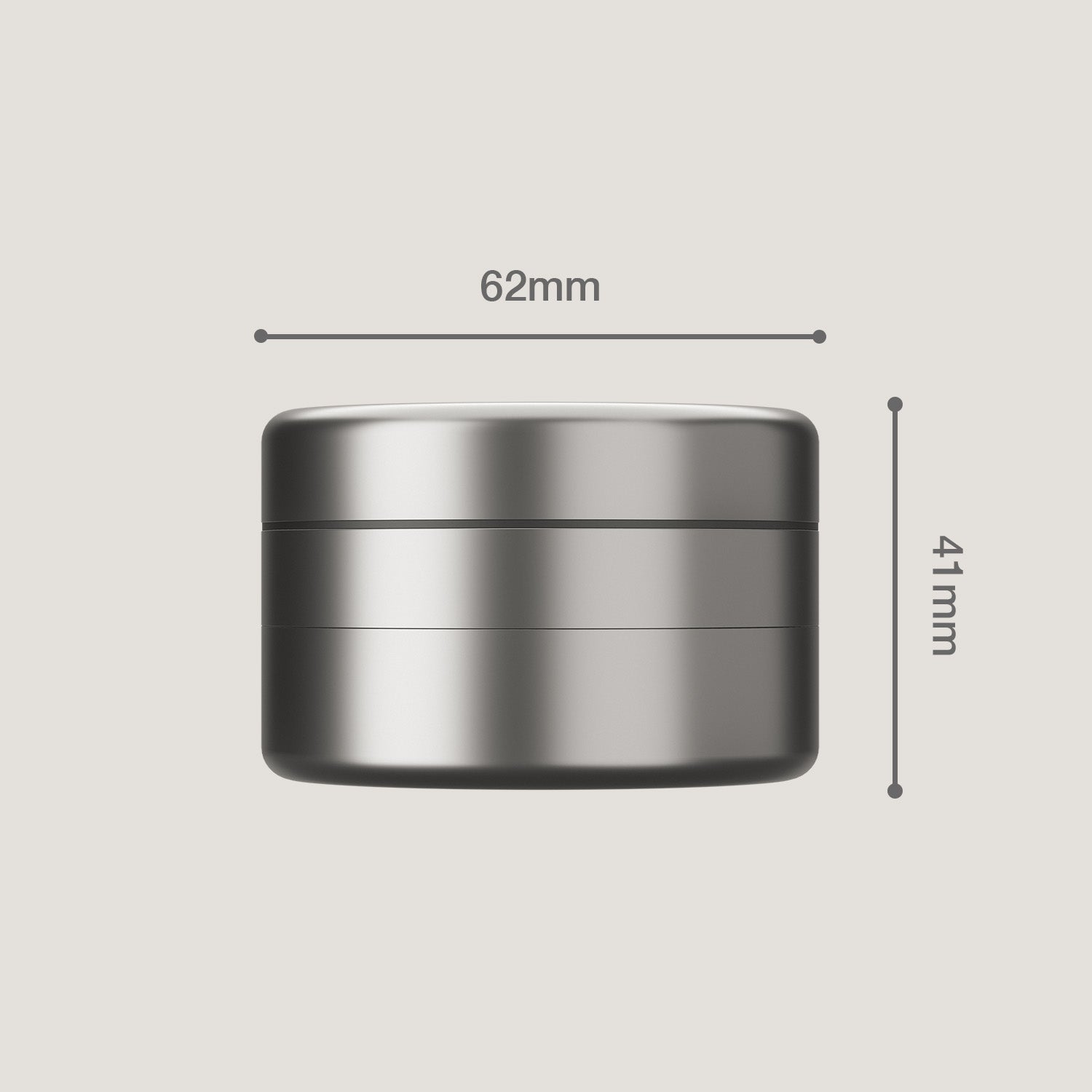 Bloomint Titan Grinder 3-teilig 62 mm