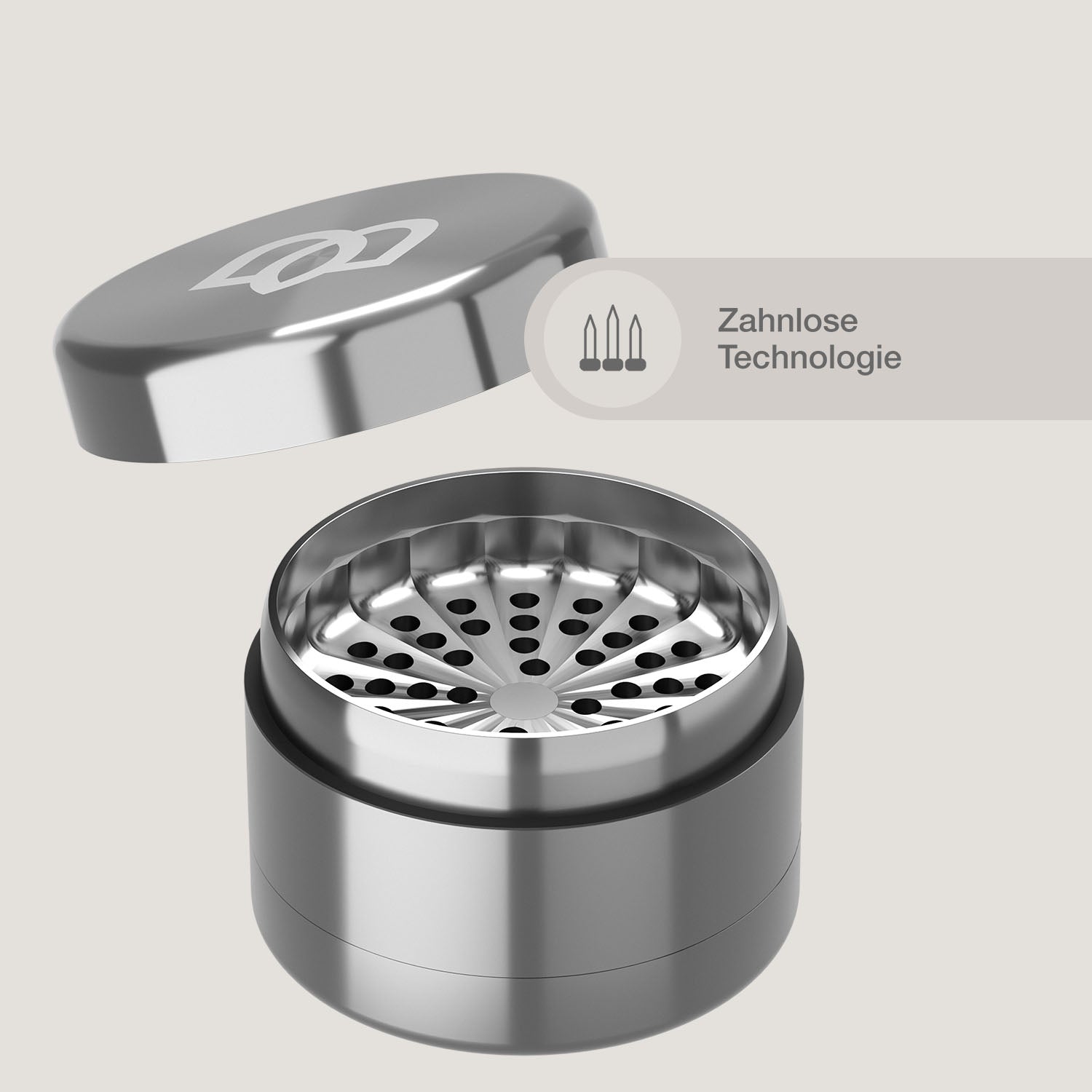Bloomint Apollo Edelstahl Grinder 2.0, 63 mm