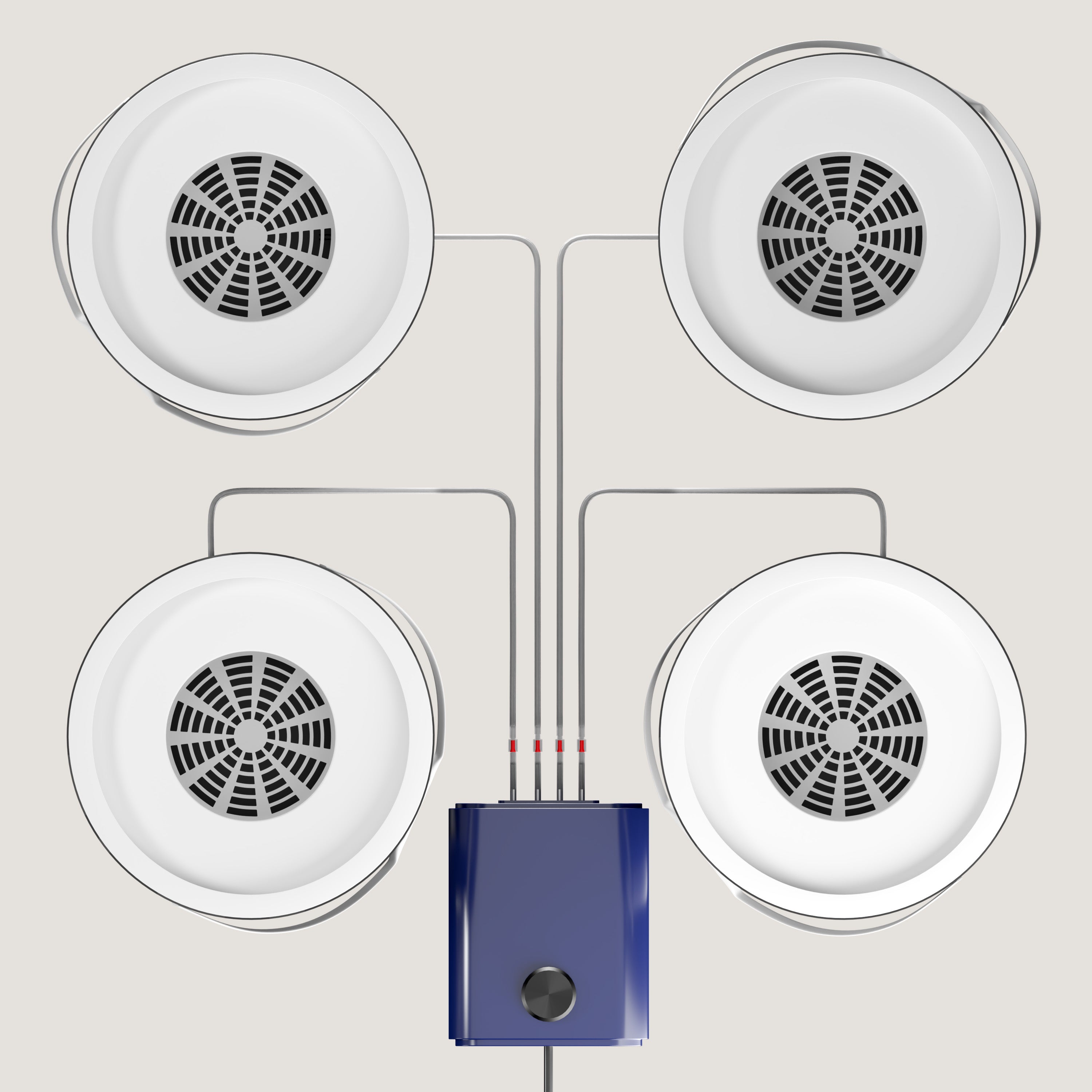 Bloomint Hydroponik System 4 Eimer