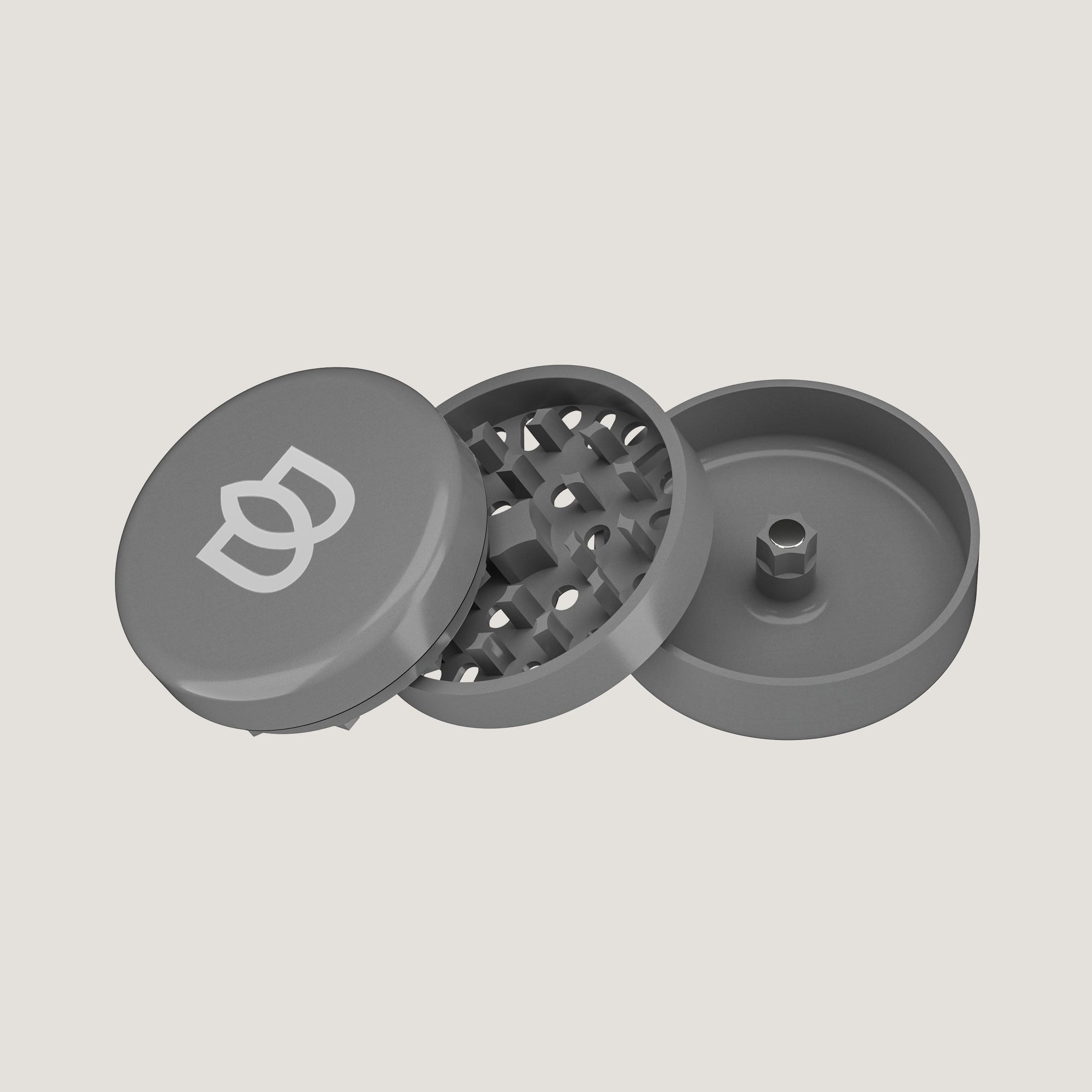 Bloomint Ultra Keramik Grinder, Grau, 63 mm