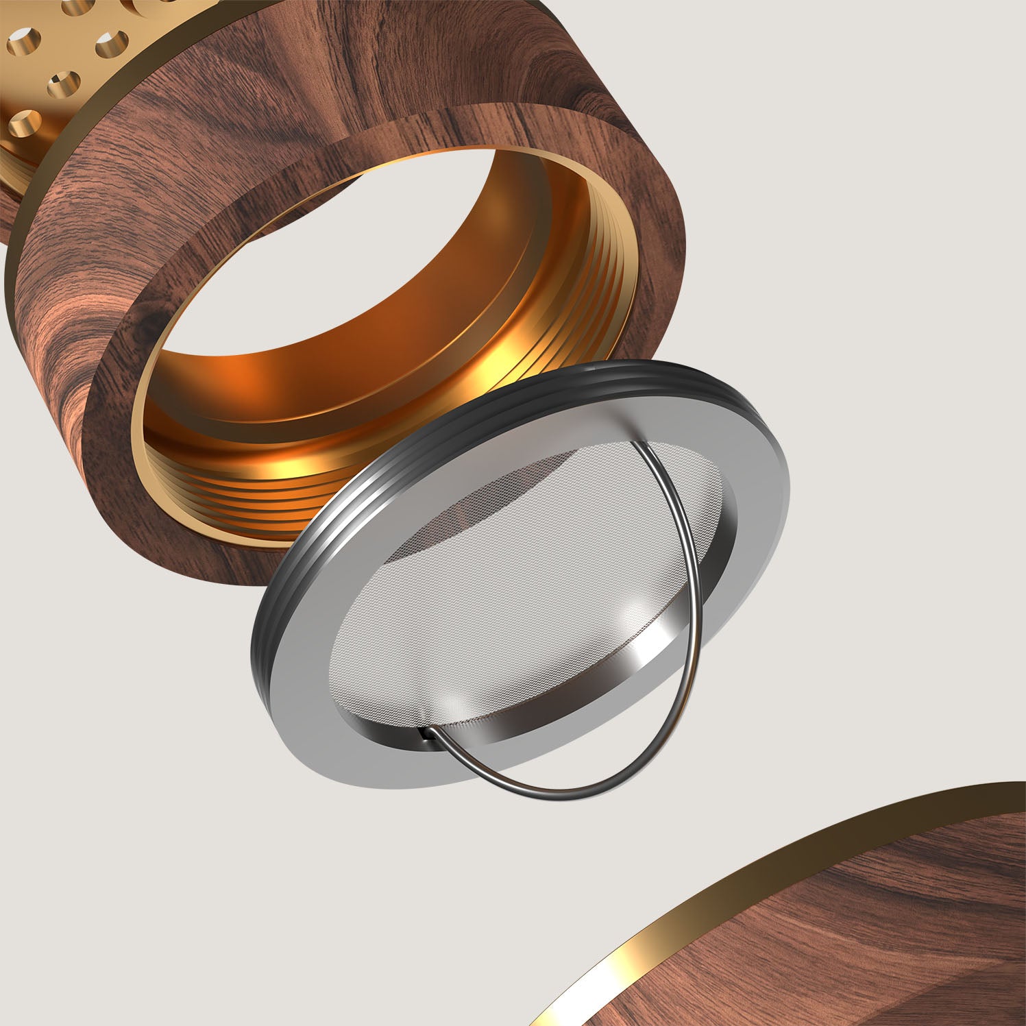 Bloomint Grinder Walnussholz 63 mm