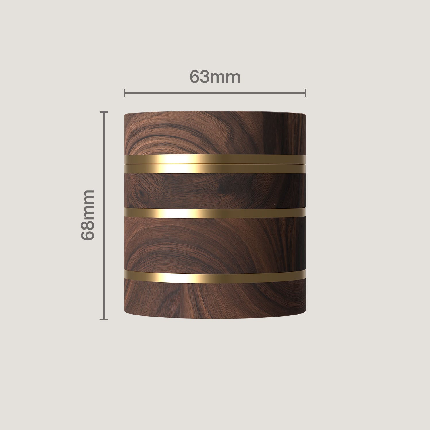 Bloomint Grinder Walnussholz 63 mm