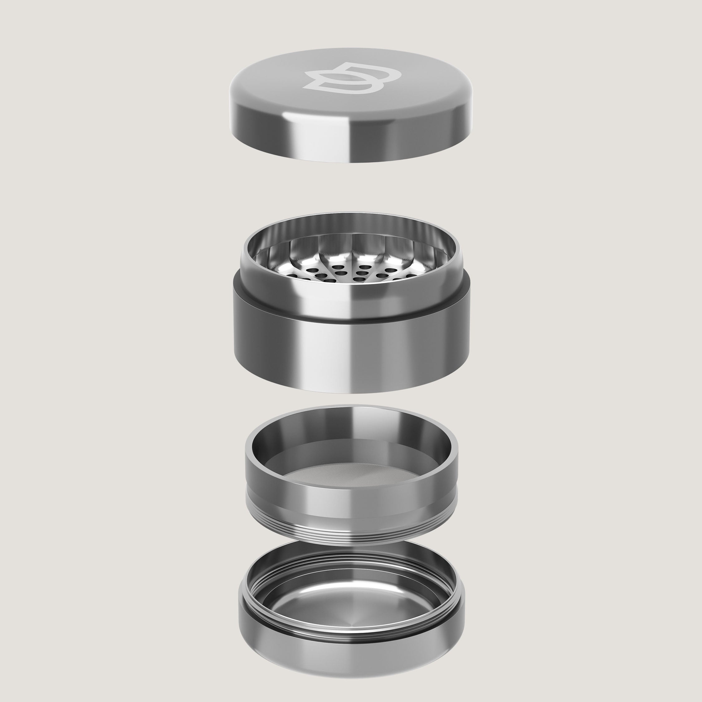 Bloomint Apollo Edelstahl Grinder 2.0, 63 mm
