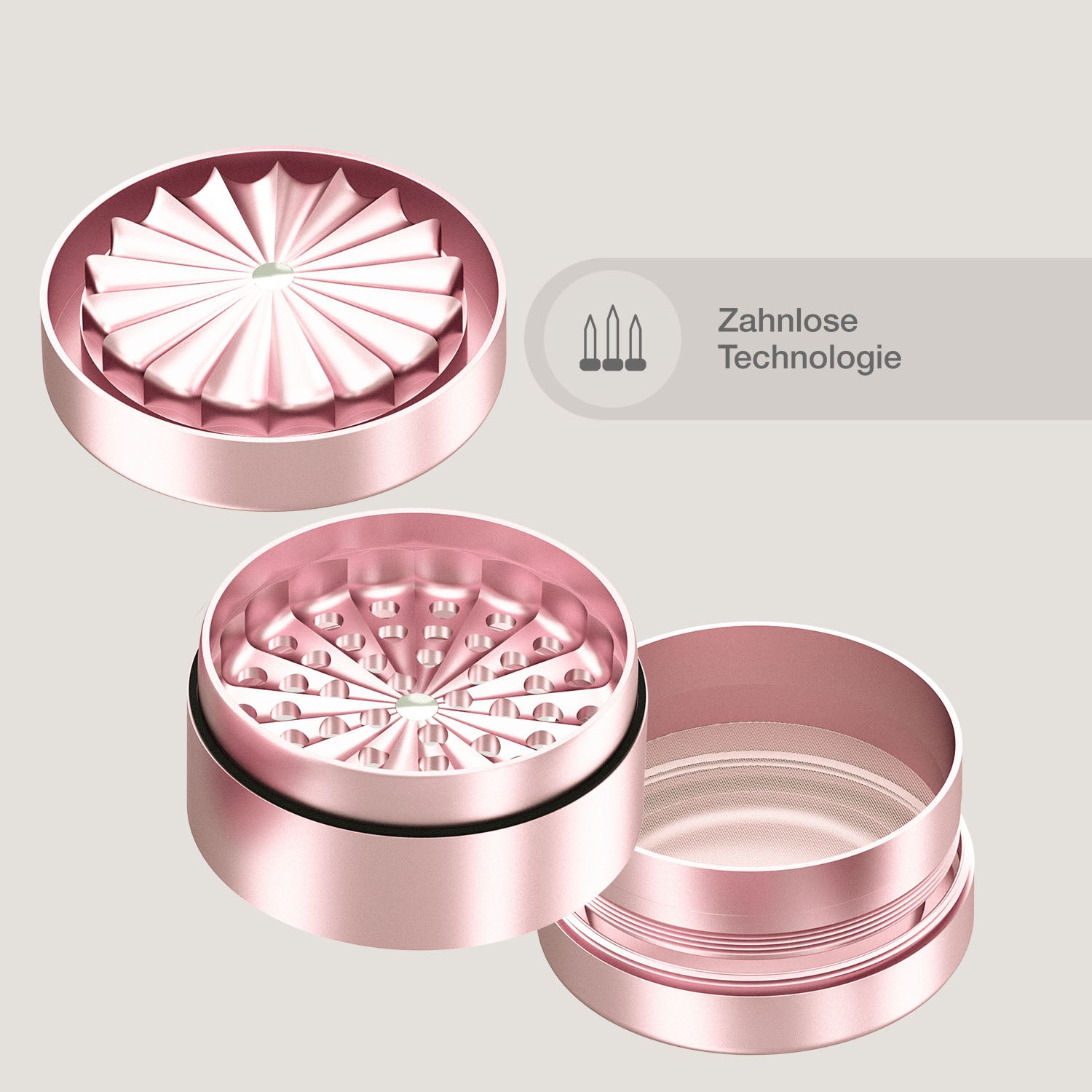 Bloomint Apollo Grinder 2.0, Rose Gold, 63 mm