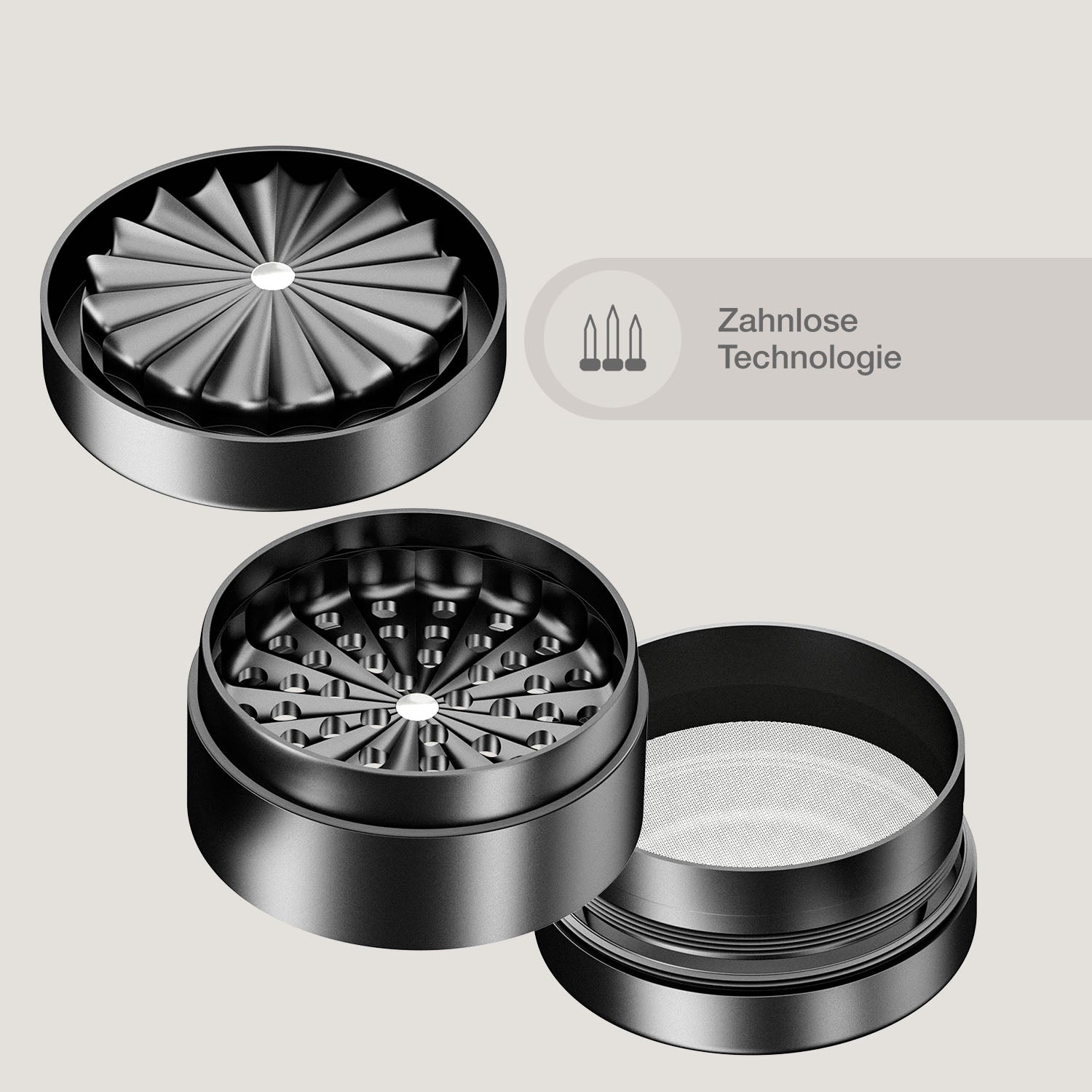 Bloomint Apollo Grinder 2.0, Schwarz, 63 mm