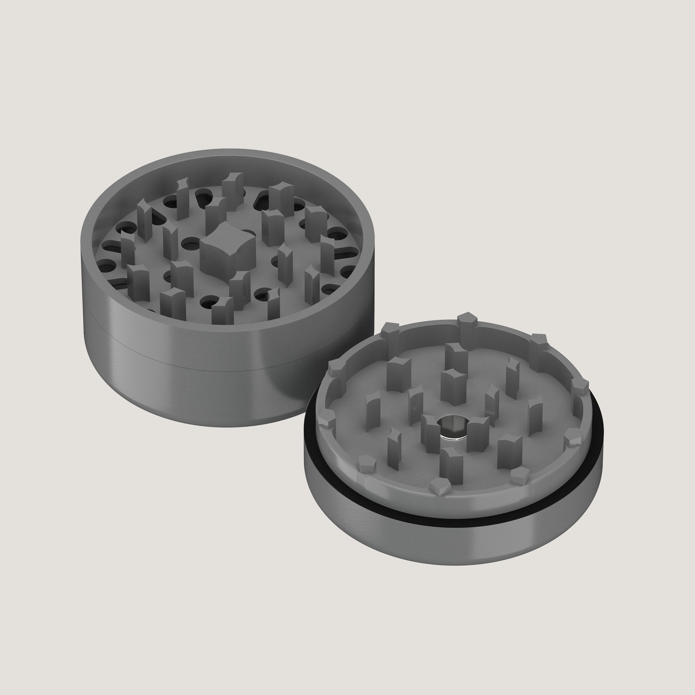 Bloomint Ultra Keramik Grinder, Grau, 63 mm