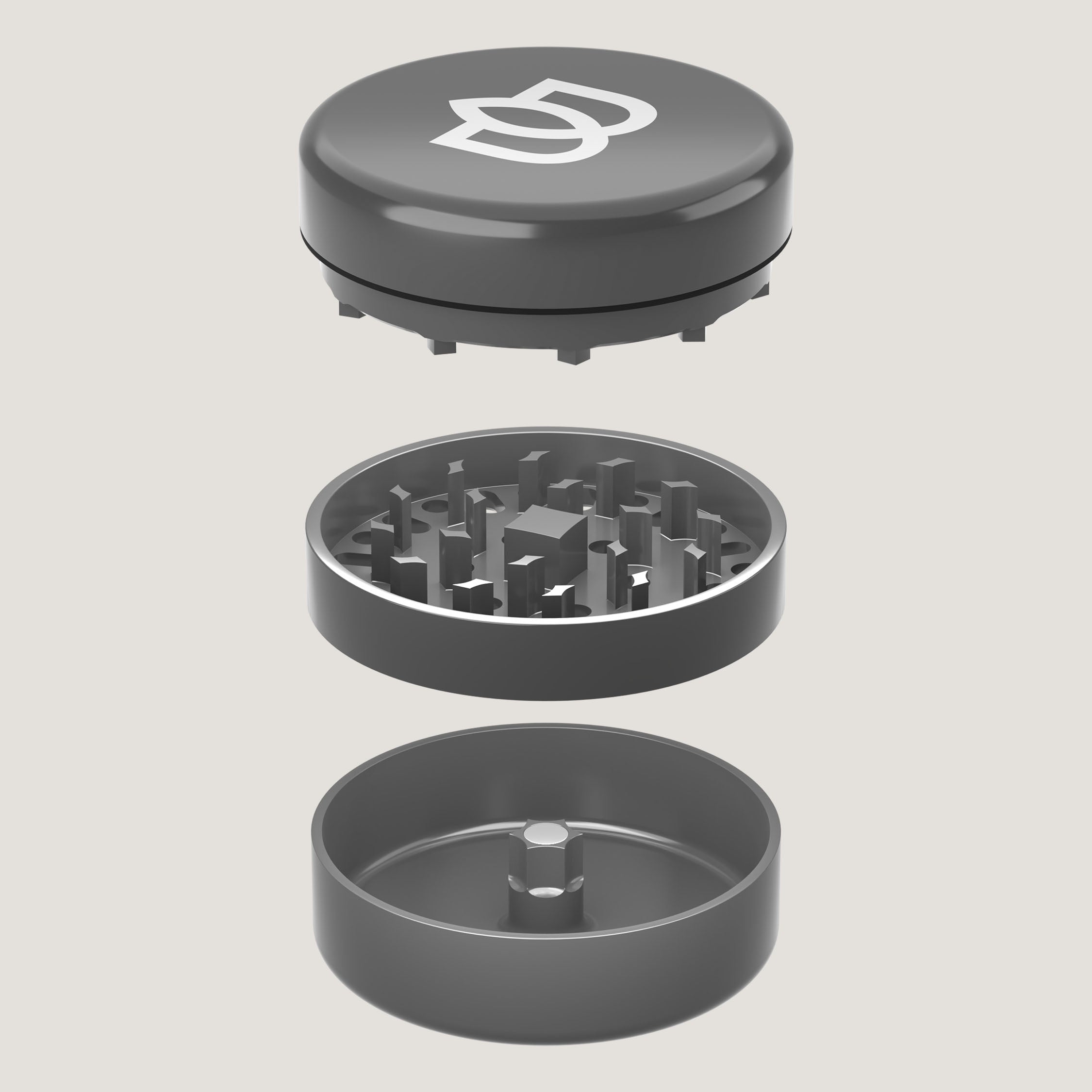 Bloomint Ultra Keramik Grinder, Grau, 63 mm