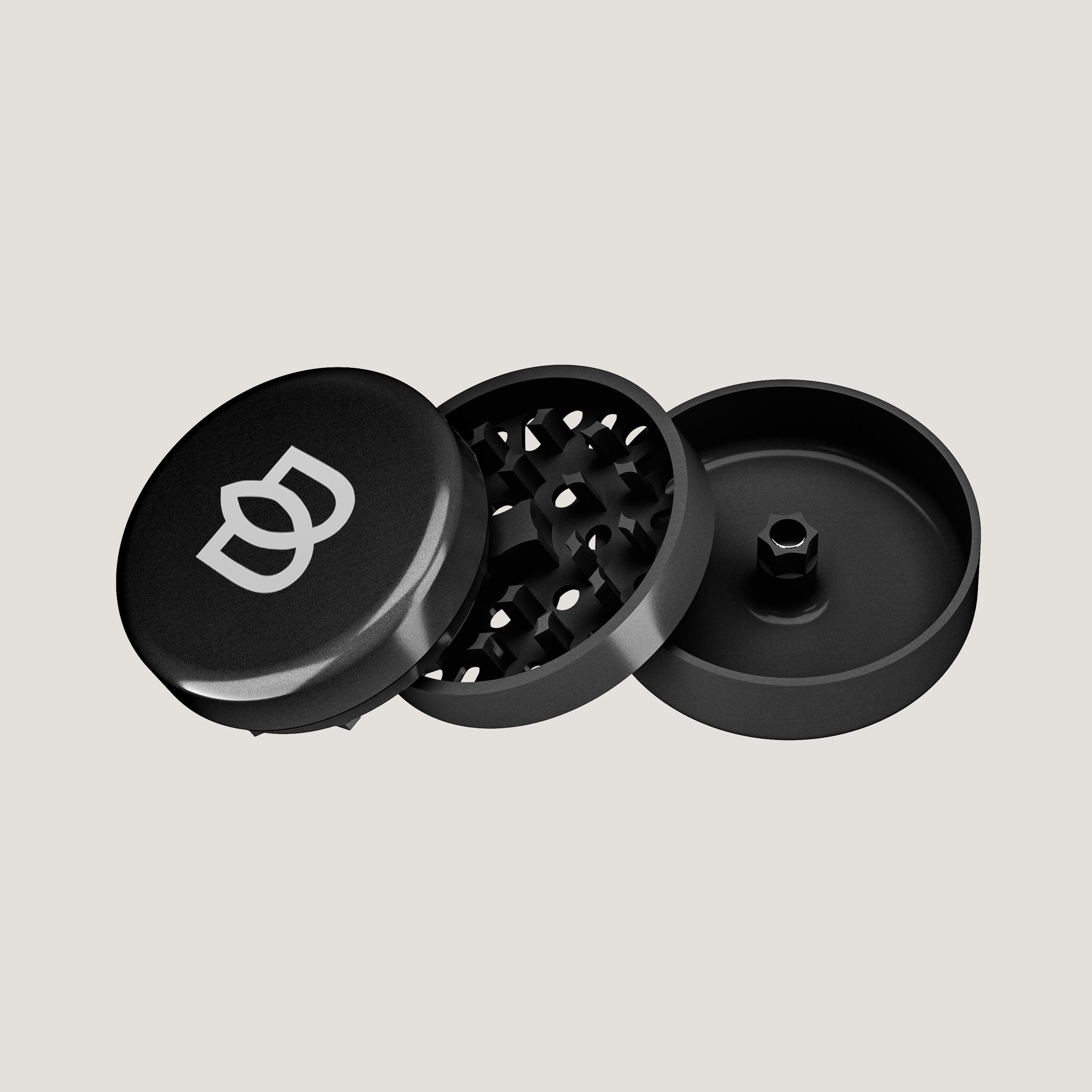Bloomint Ultra Keramik Grinder, Schwarz, 63 mm