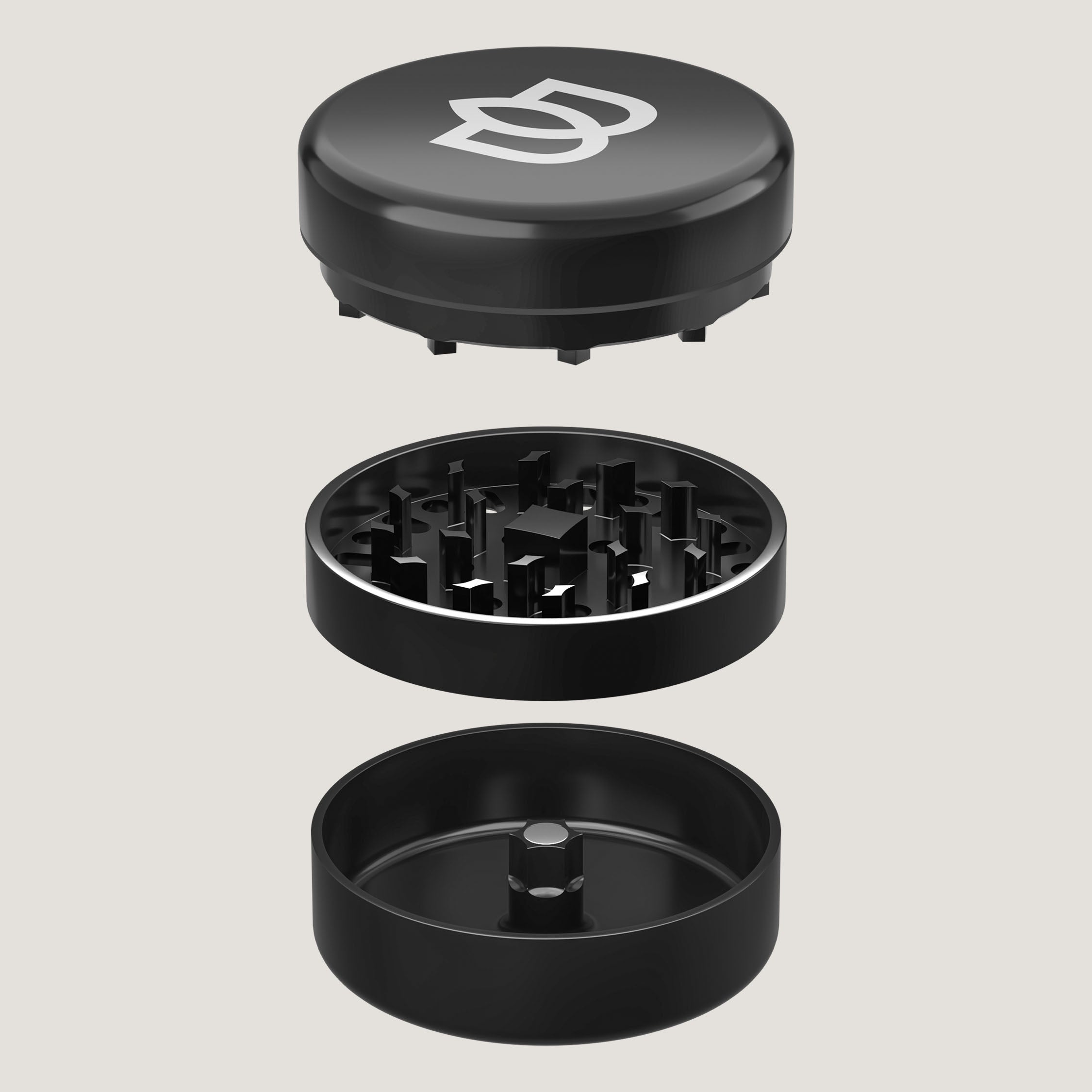 Bloomint Ultra Keramik Grinder, Schwarz, 63 mm